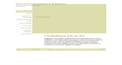 Desktop Screenshot of chirurgie-esthetique-belhaouari.com