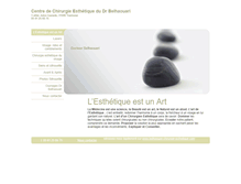 Tablet Screenshot of chirurgie-esthetique-belhaouari.com